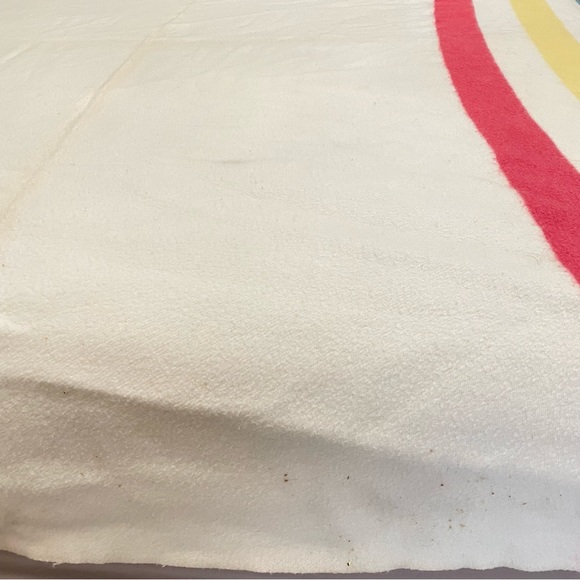 Vintage ely and walker golden seal vintage 1950s wool striped blanket camping - Picture 2 of 13